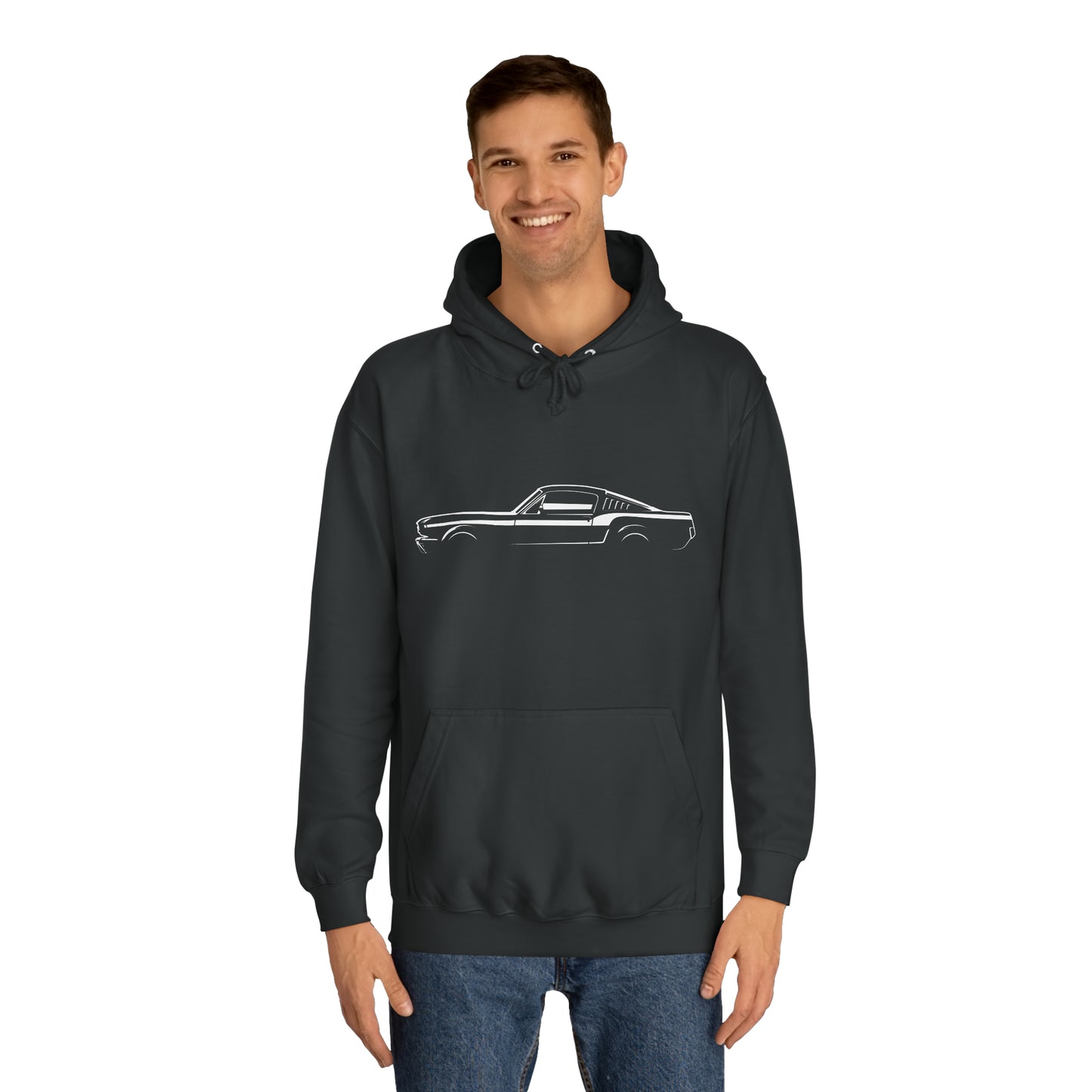 1965 Ford Mustance Vintage Series Fleece Hoodie