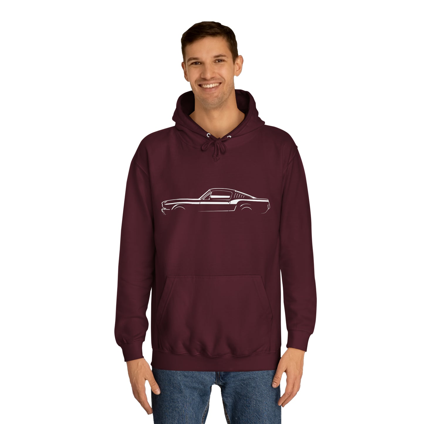1965 Ford Mustance Vintage Series Fleece Hoodie