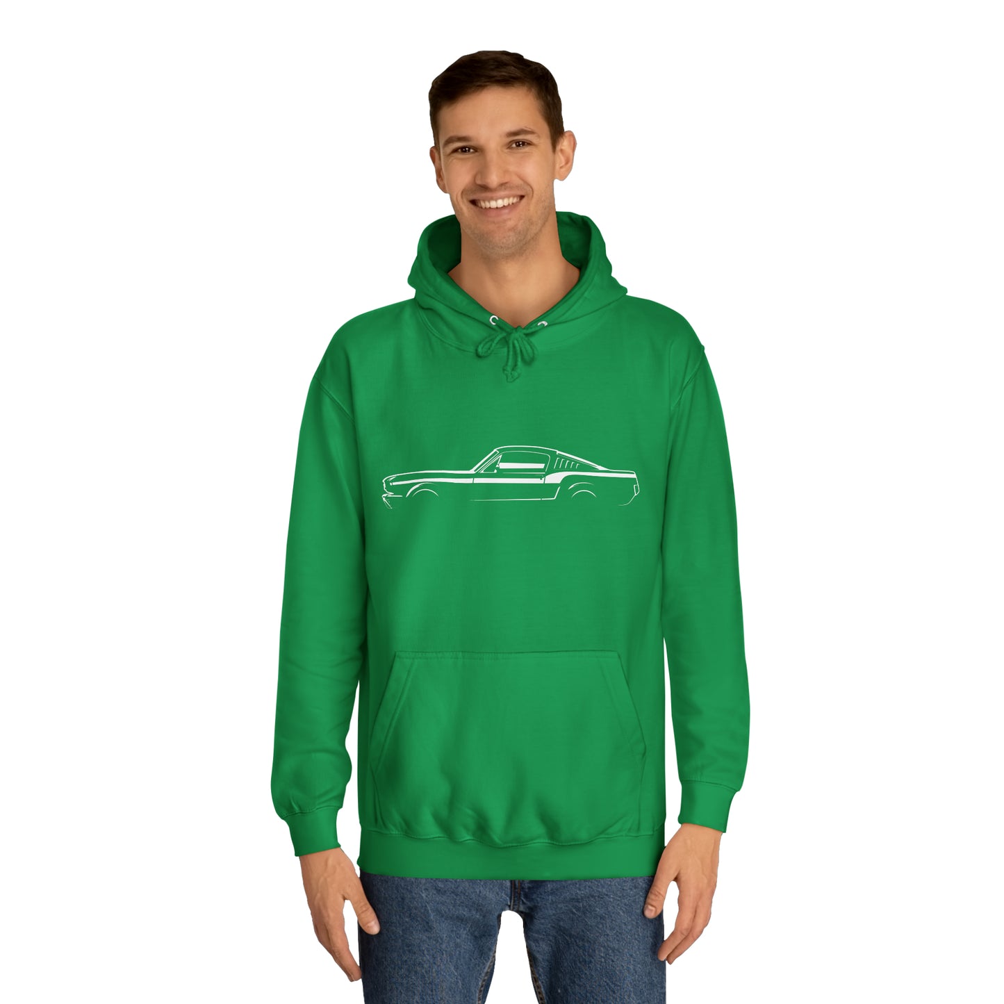 1965 Ford Mustance Vintage Series Fleece Hoodie