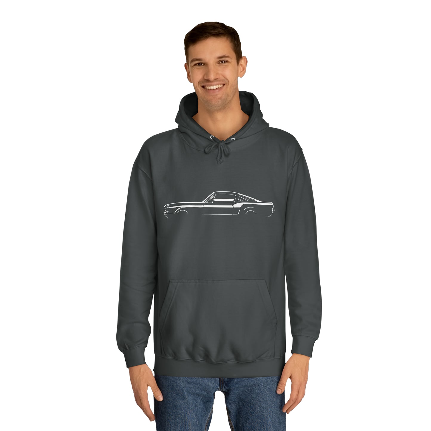 1965 Ford Mustance Vintage Series Fleece Hoodie