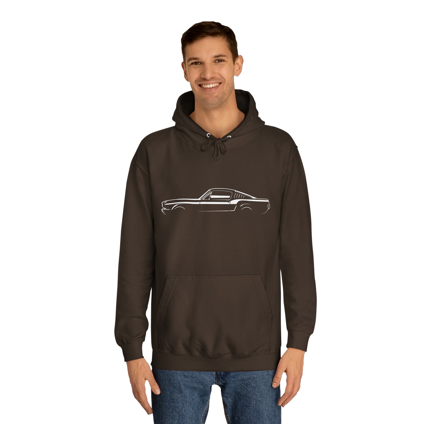 1965 Ford Mustance Vintage Series Fleece Hoodie