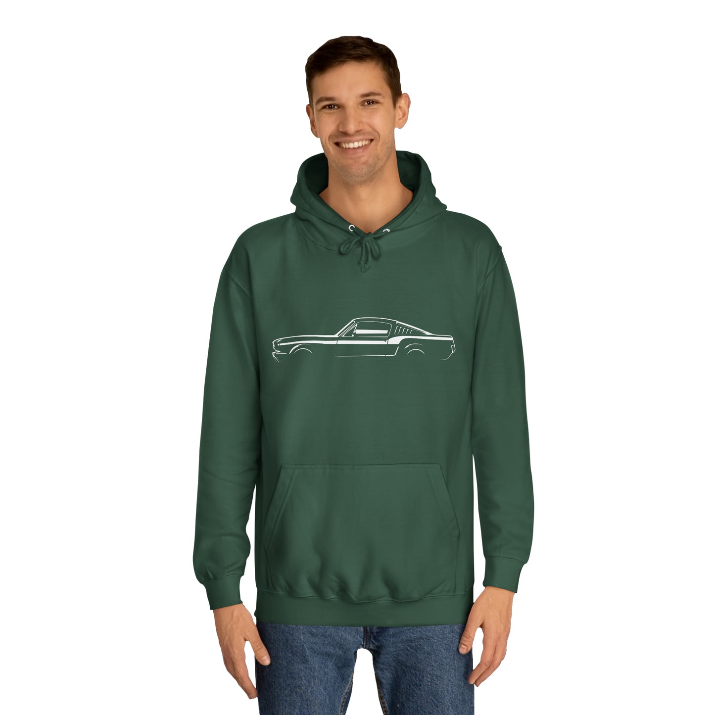 1965 Ford Mustance Vintage Series Fleece Hoodie