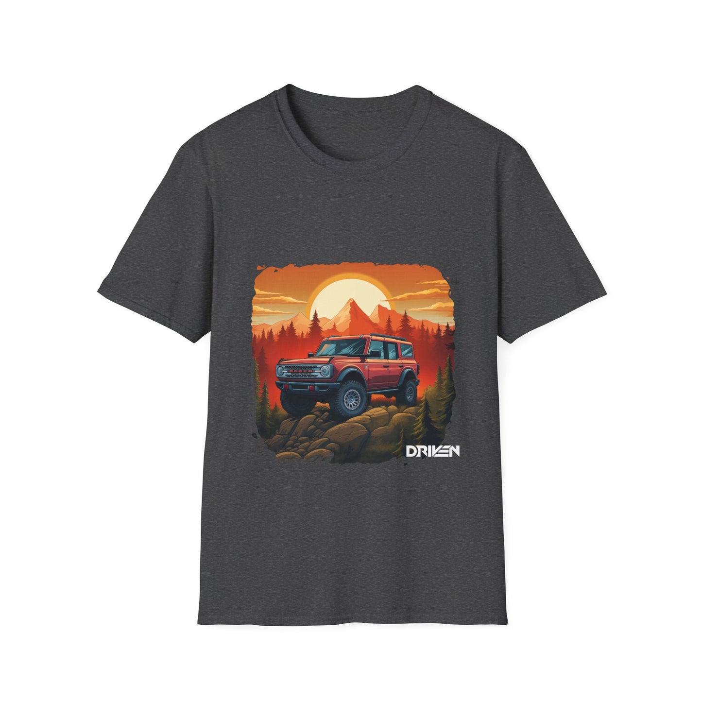 Bronco Sunset T-shirt - Driven Brand Apparel
