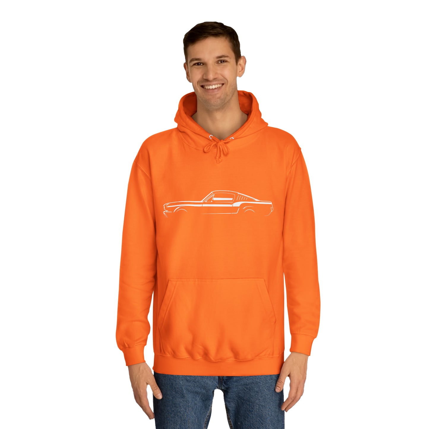 1965 Ford Mustance Vintage Series Fleece Hoodie