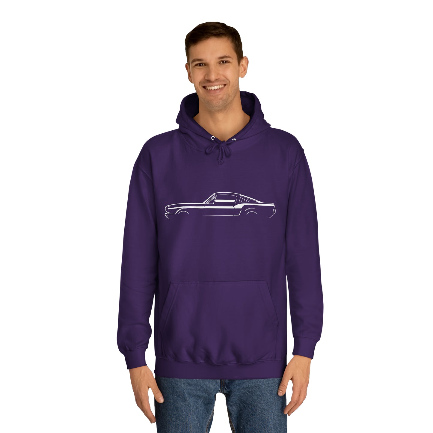 1965 Ford Mustance Vintage Series Fleece Hoodie