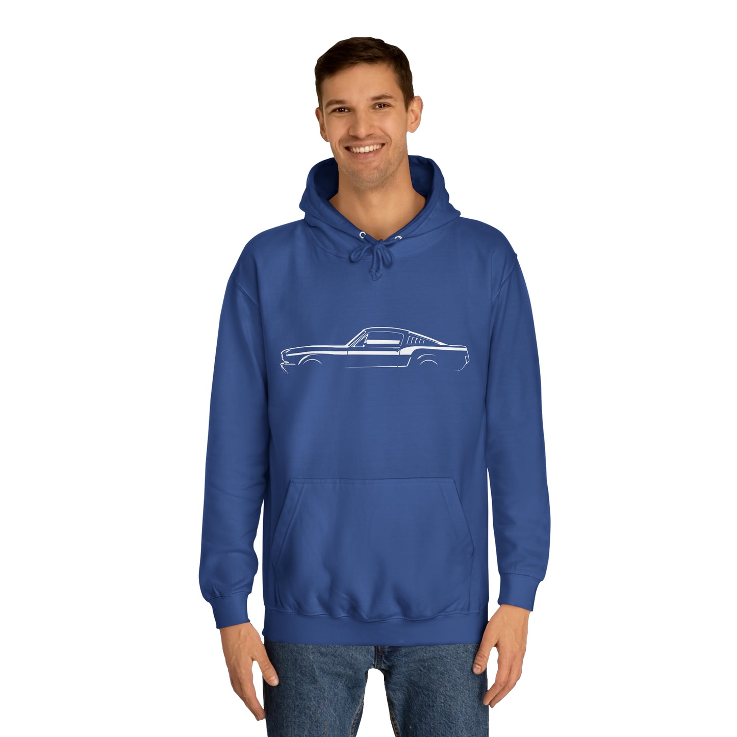 1965 Ford Mustance Vintage Series Fleece Hoodie