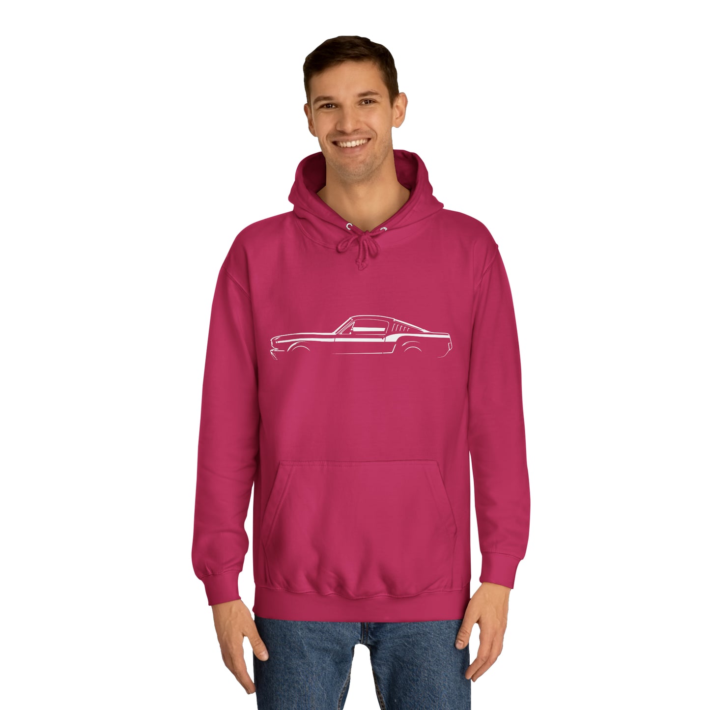 1965 Ford Mustance Vintage Series Fleece Hoodie