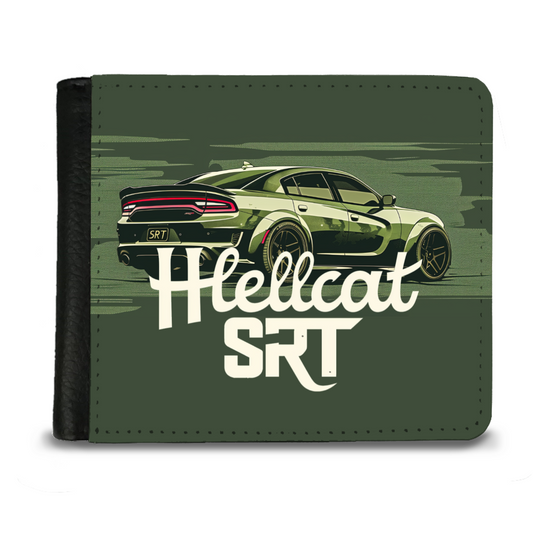 SRT Hellcat Performance Wallet – Power Meets Precision Driven Brand Apparel