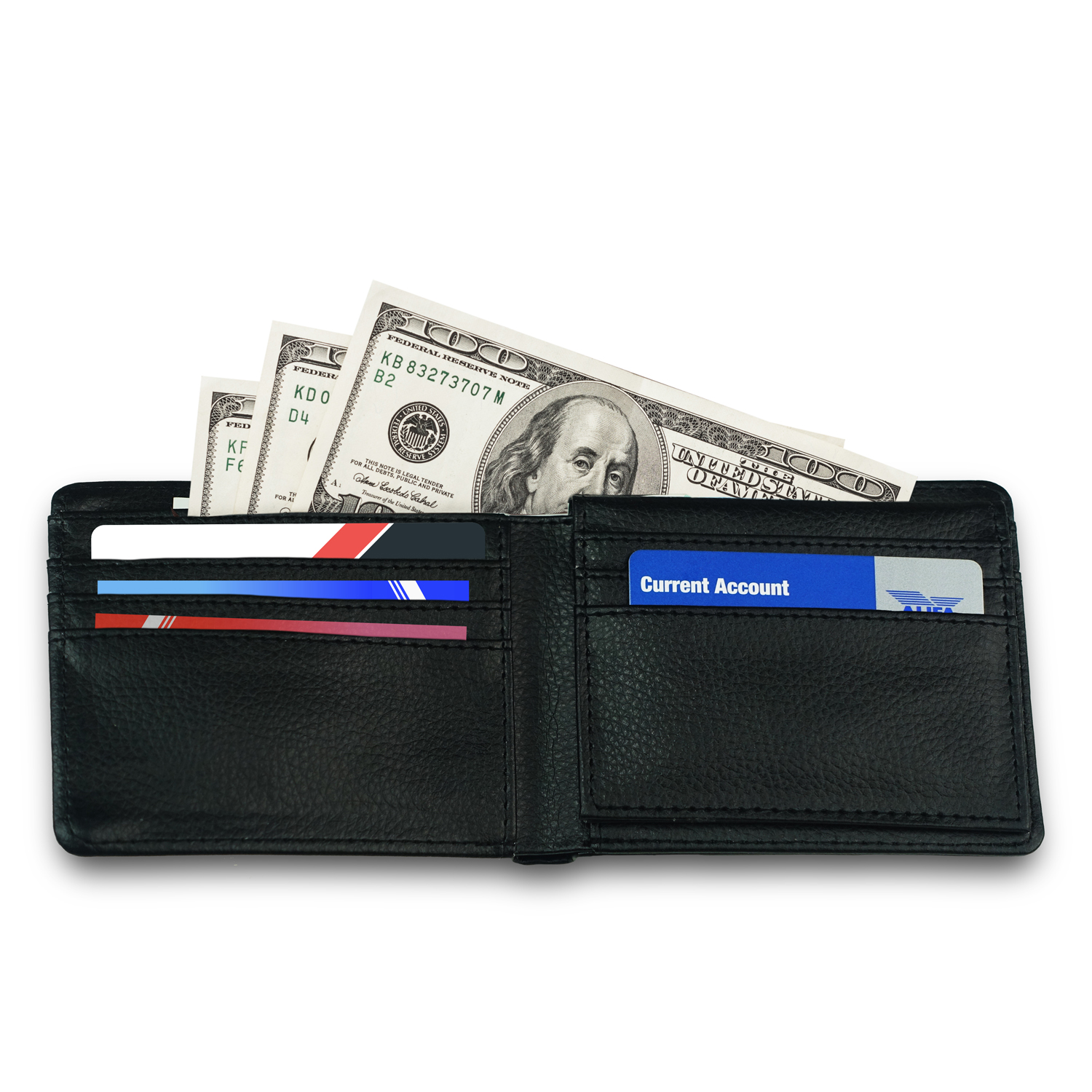 Challenger Race Car Men's Faux Leather Wallet