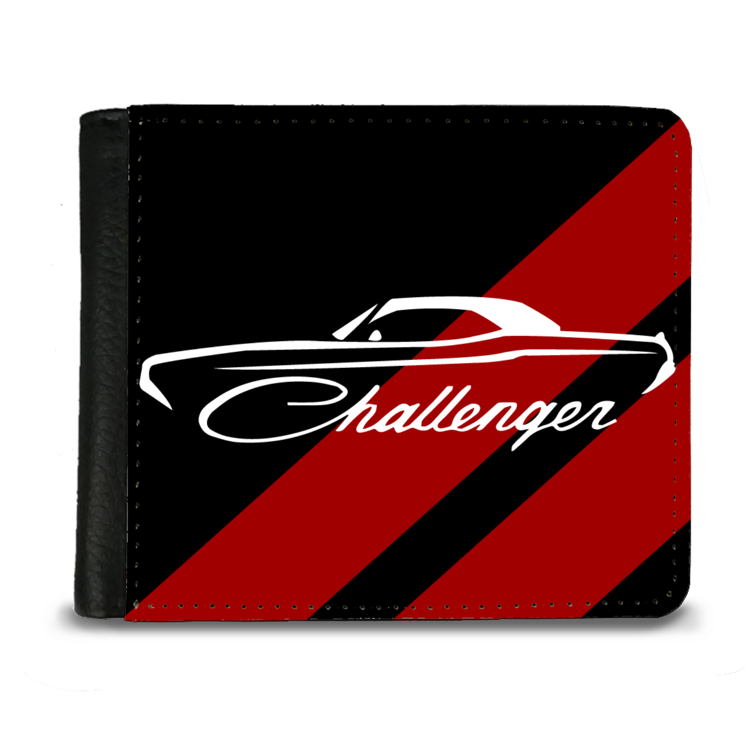 Challenger Race Car Men's Faux Leather Wallet