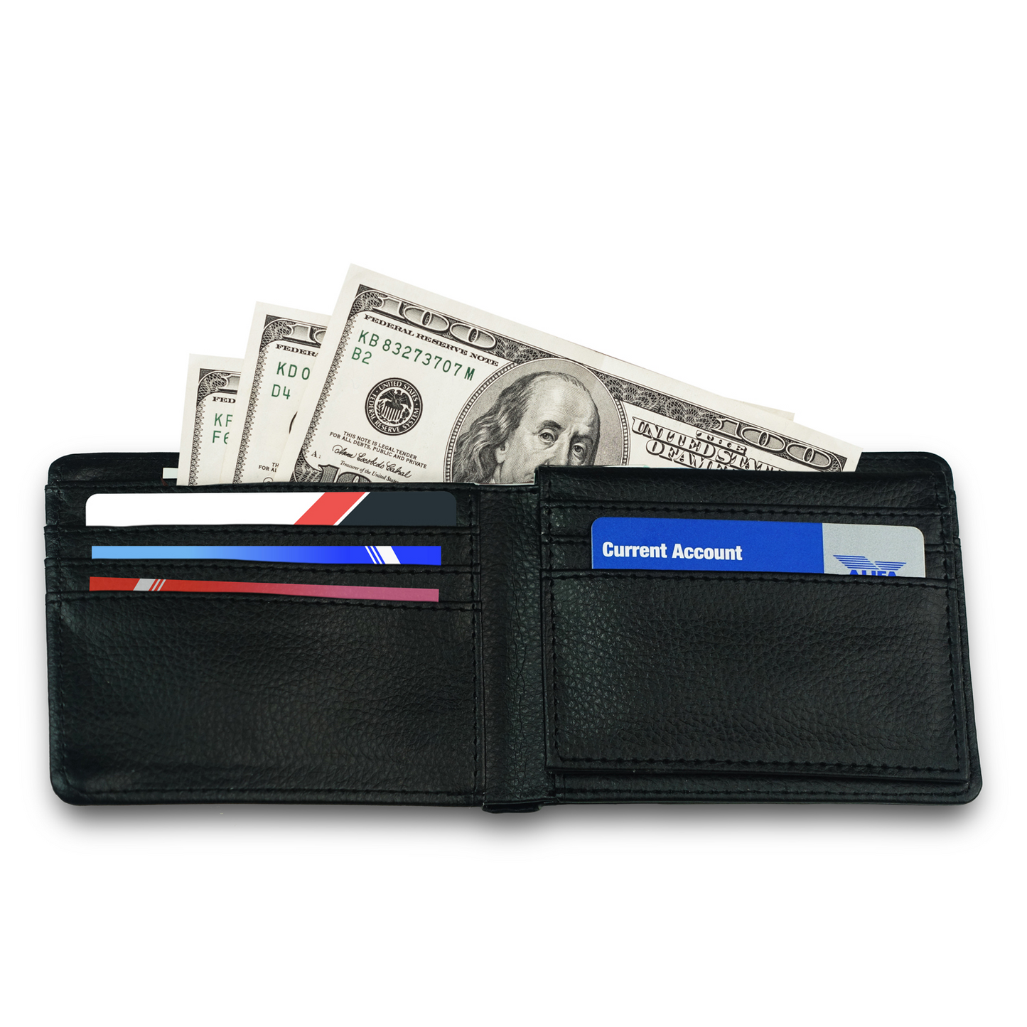 Dodge Jeep SRT Mopar Men's Faux Leather Wallet - Driven Brand Apparel