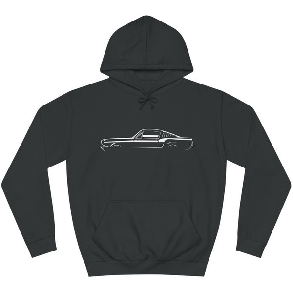 1965 Ford Mustance Vintage Series Fleece Hoodie - Driven Brand Apparel