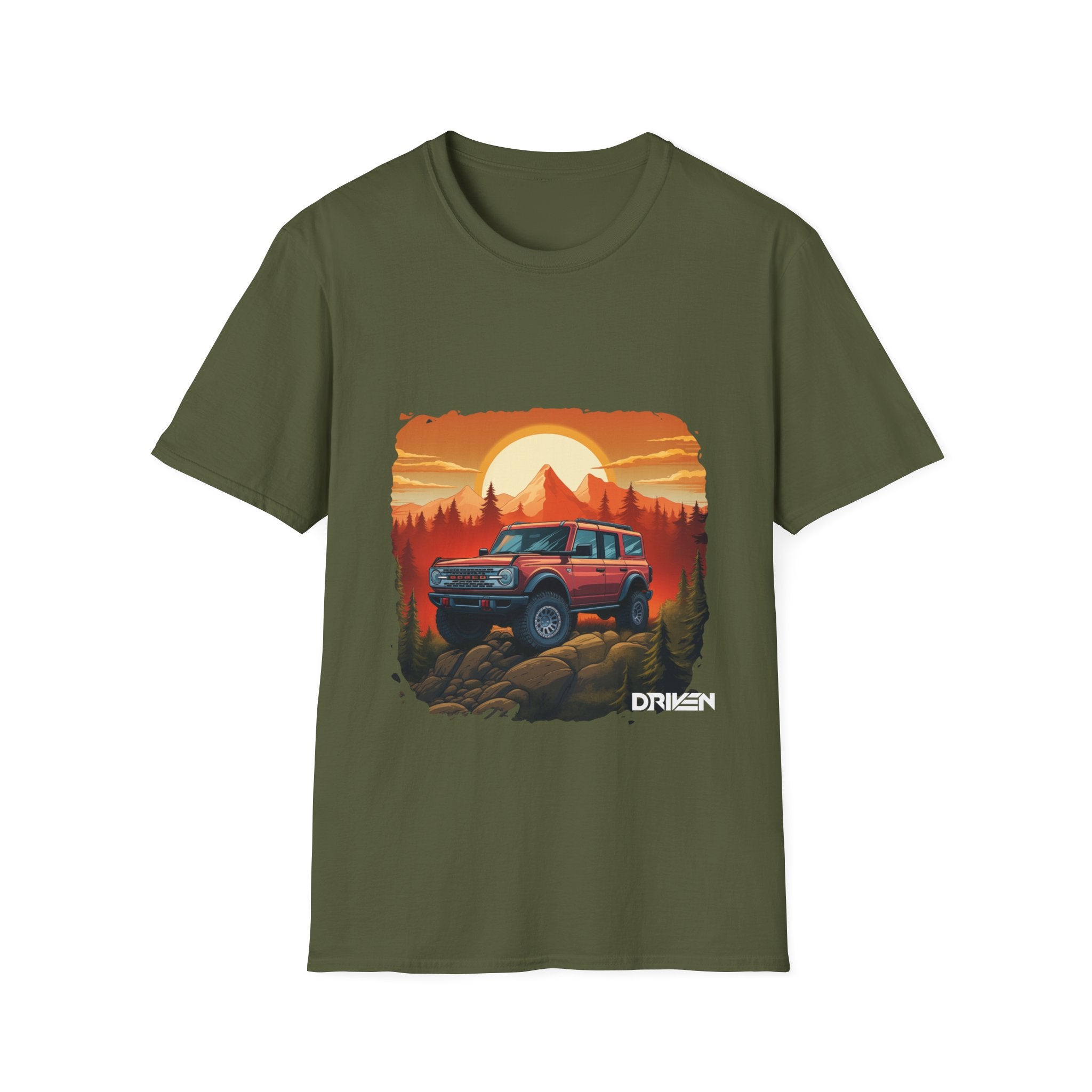 Bronco Sunset T-shirt - Driven Brand Apparel