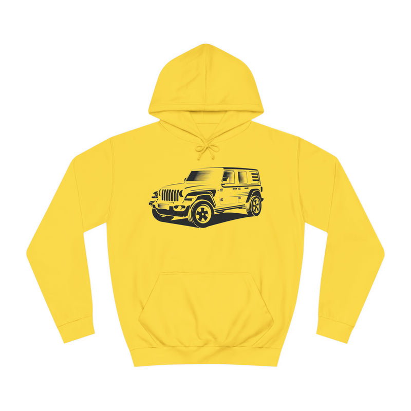 Jeep Wrangler Fleece Hoodie - Driven Brand Apparel