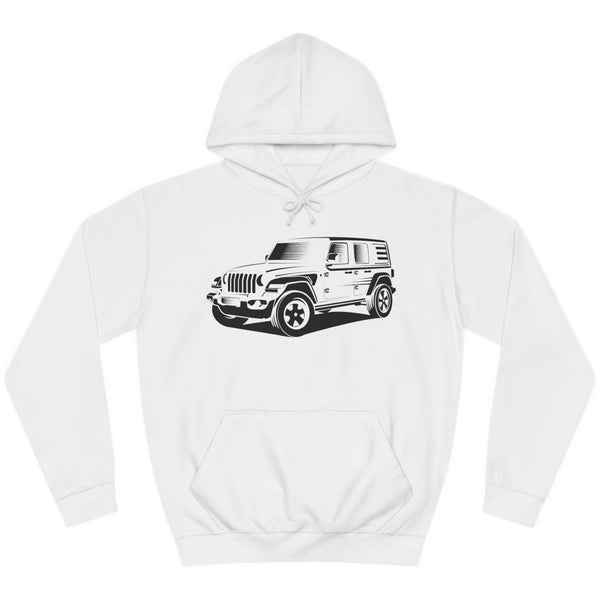 Jeep Wrangler Fleece Hoodie - Driven Brand Apparel