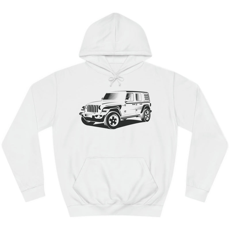 Jeep Wrangler Fleece Hoodie - Driven Brand Apparel