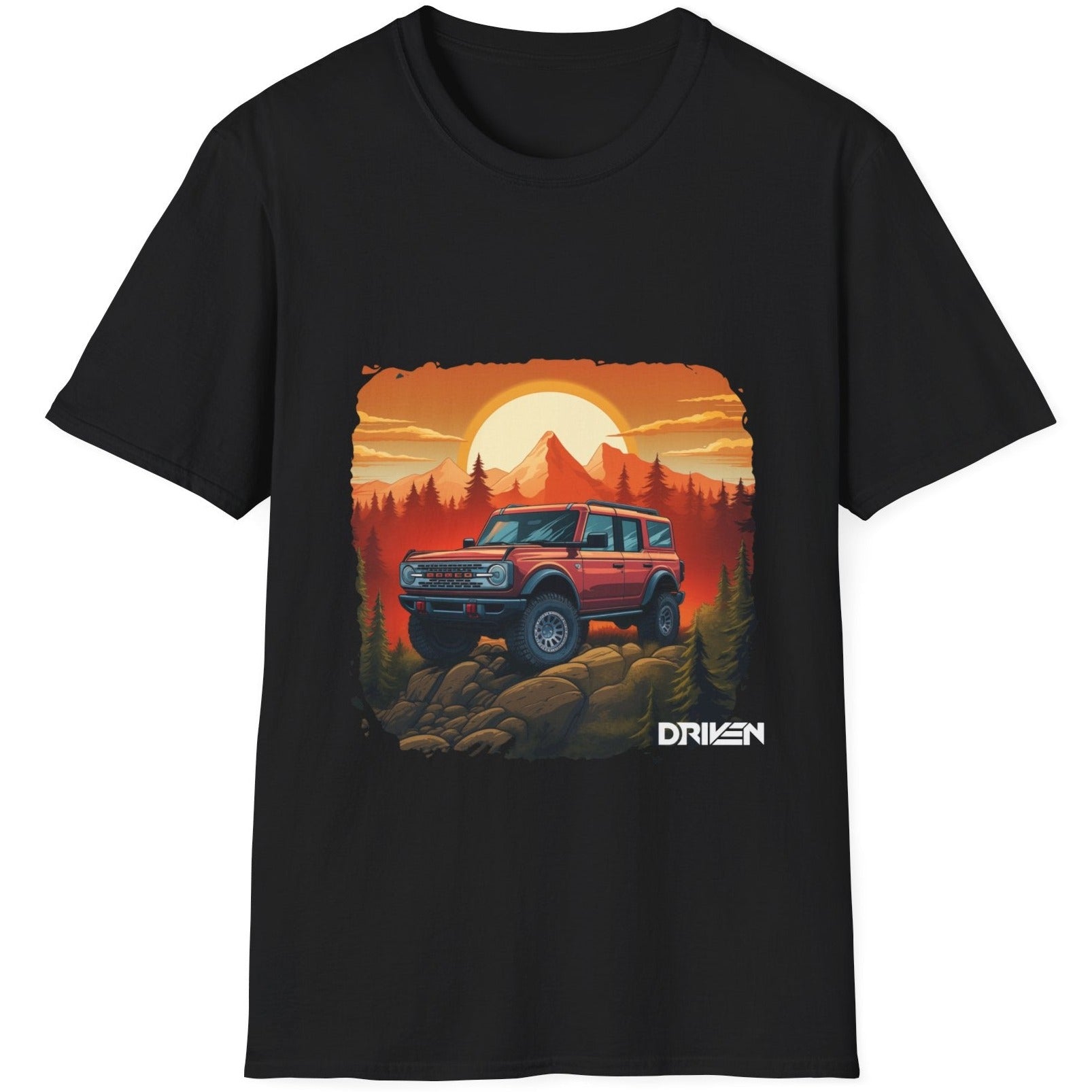 Bronco Sunset T-shirt - Driven Brand Apparel
