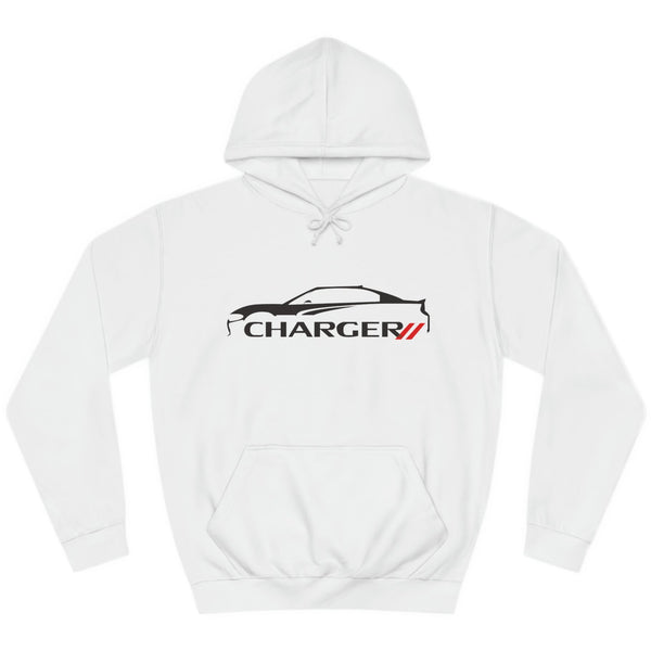 Charger Striped Fleece Hoodie - Driven Brand Apparel