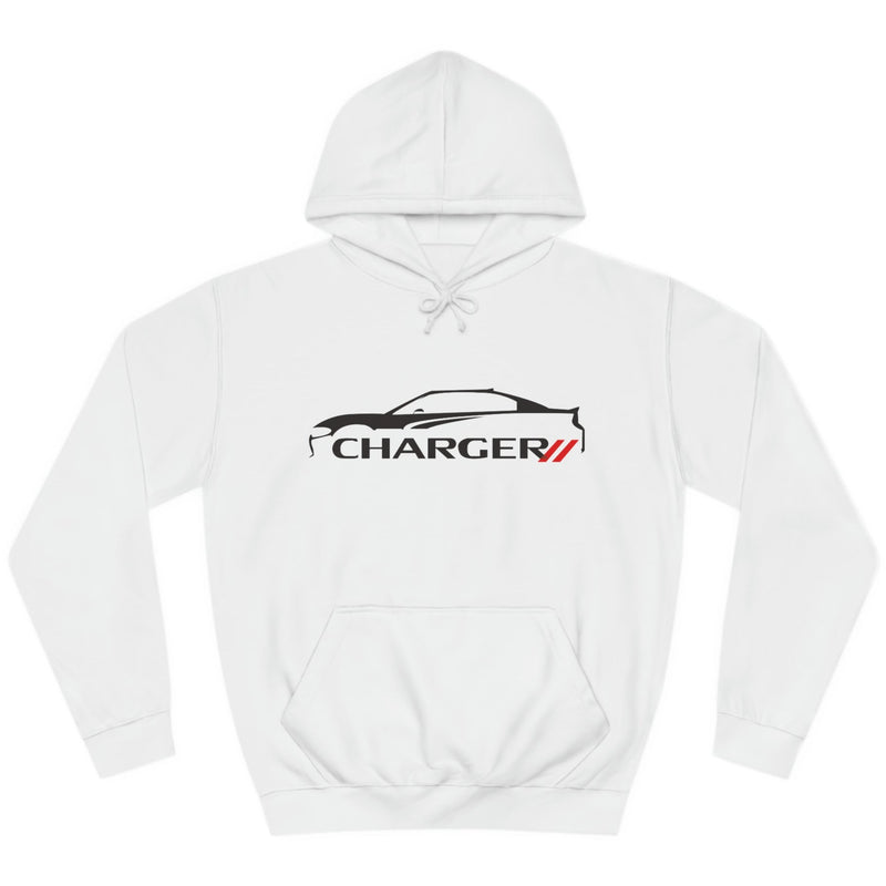 Charger Striped Fleece Hoodie - Driven Brand Apparel