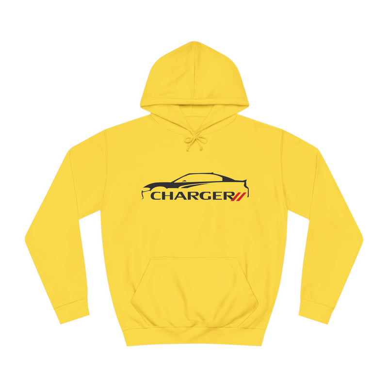Charger Striped Fleece Hoodie - Driven Brand Apparel