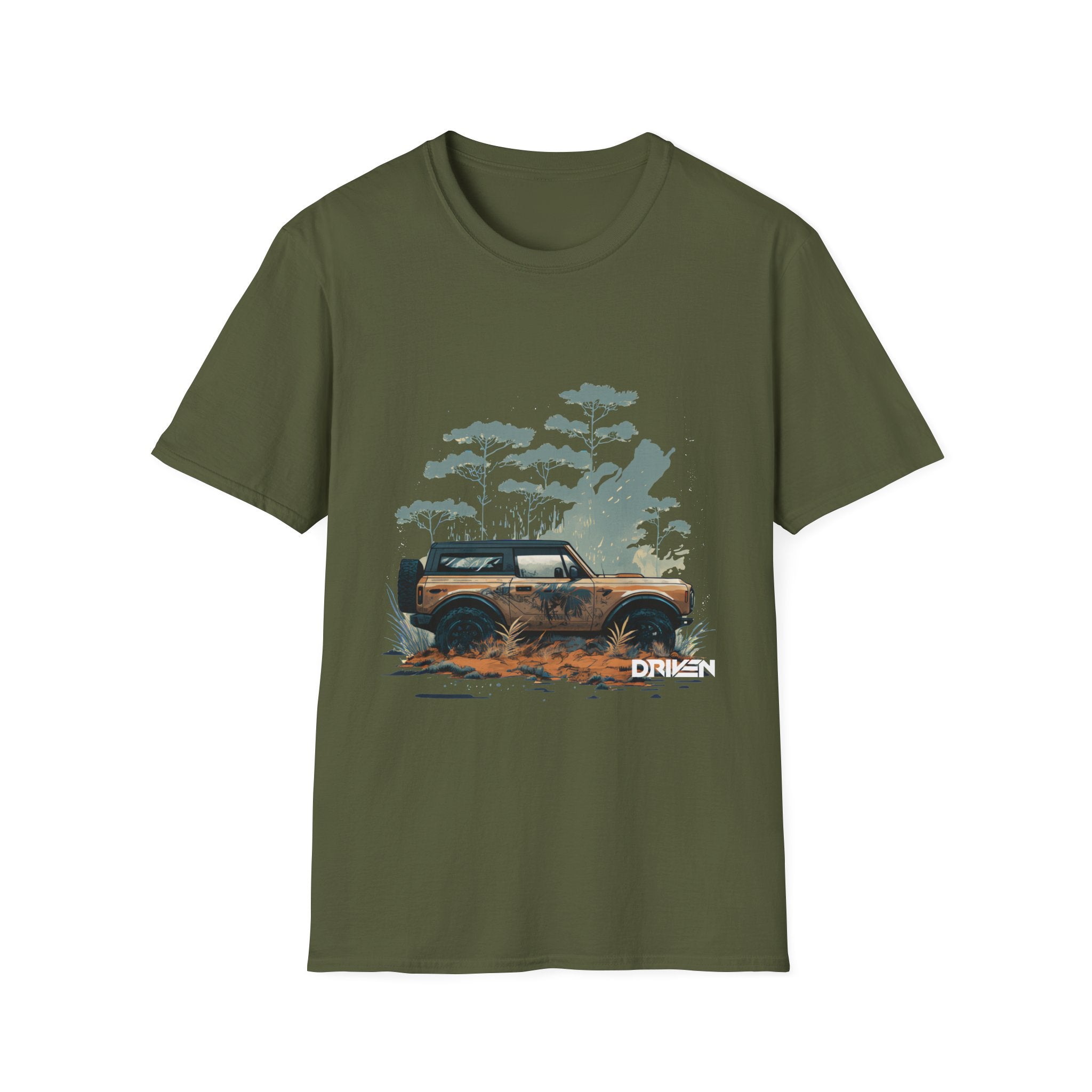 Ford Bronco In The Wild T-Shirt - Driven Brand Apparel