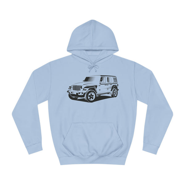 Jeep Wrangler Fleece Hoodie - Driven Brand Apparel