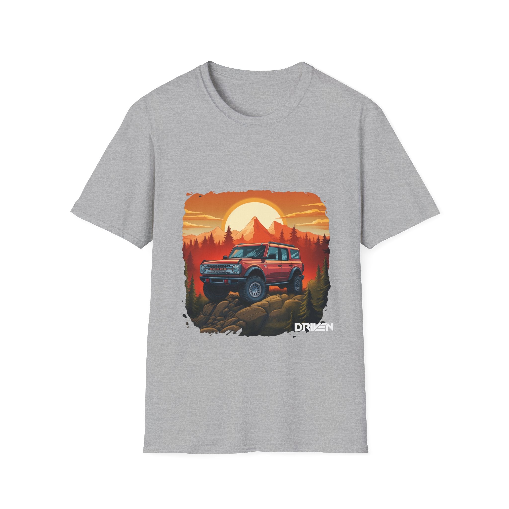 Bronco Sunset T-shirt - Driven Brand Apparel