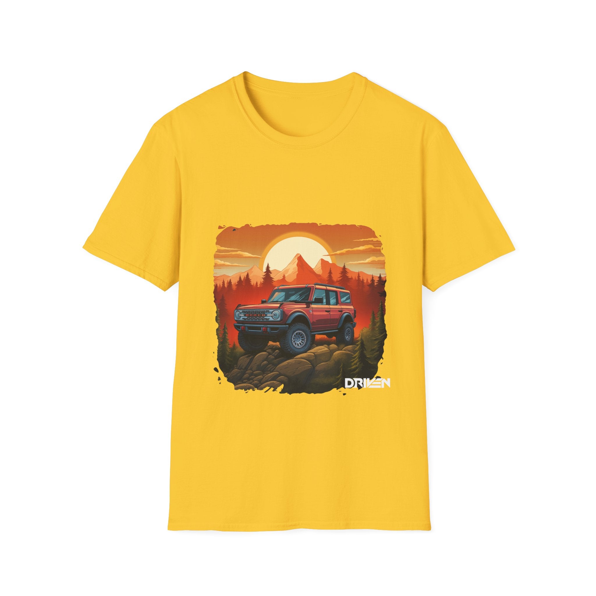 Bronco Sunset T-shirt - Driven Brand Apparel