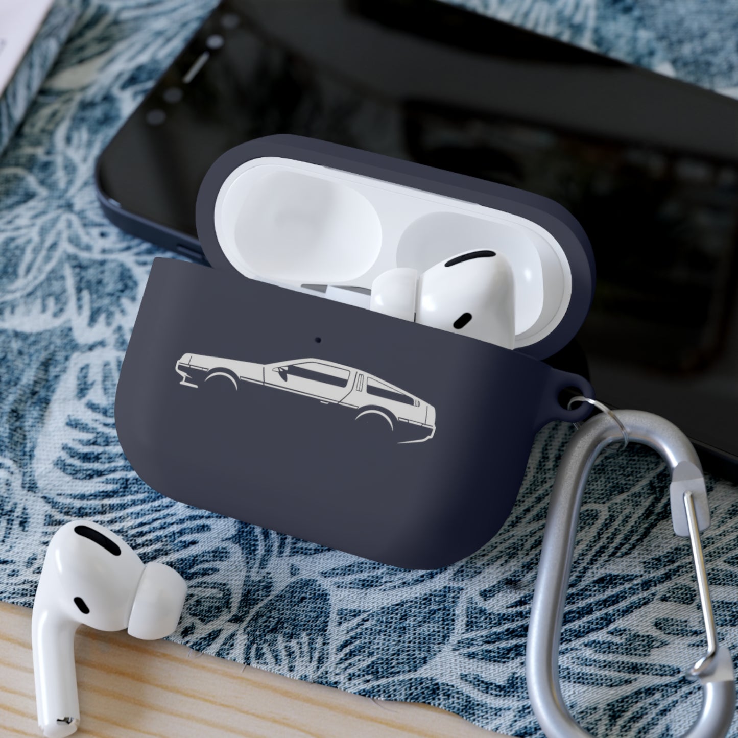 DeLorean: Premium AirPods Case with Iconic Silhouette for Style and Protection