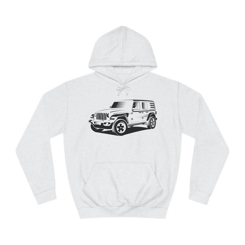 Jeep Wrangler Fleece Hoodie - Driven Brand Apparel