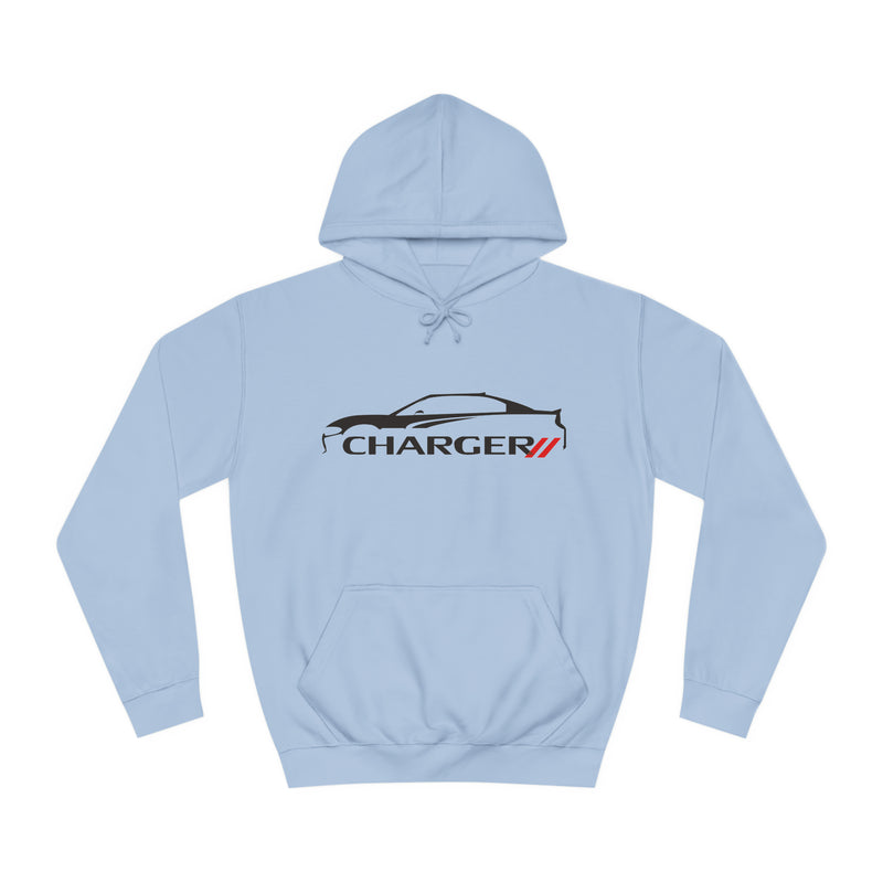 Charger Striped Fleece Hoodie - Driven Brand Apparel