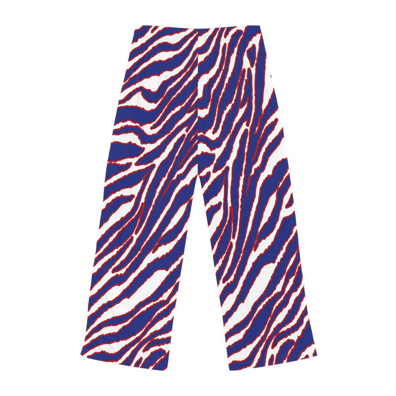 Mafia Buffalo Football Zebra Striped Women's Pajama Pants (AOP) - Driven Brand Apparel