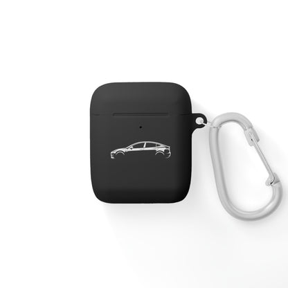 Tesla 3 Premium AirPods Case with Iconic Silhouette
