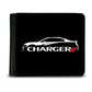 Charger Redline Race Car Men's Faux Leather Wallet